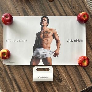 Bad Bunny for Calvin Klein White Wall Art Decor